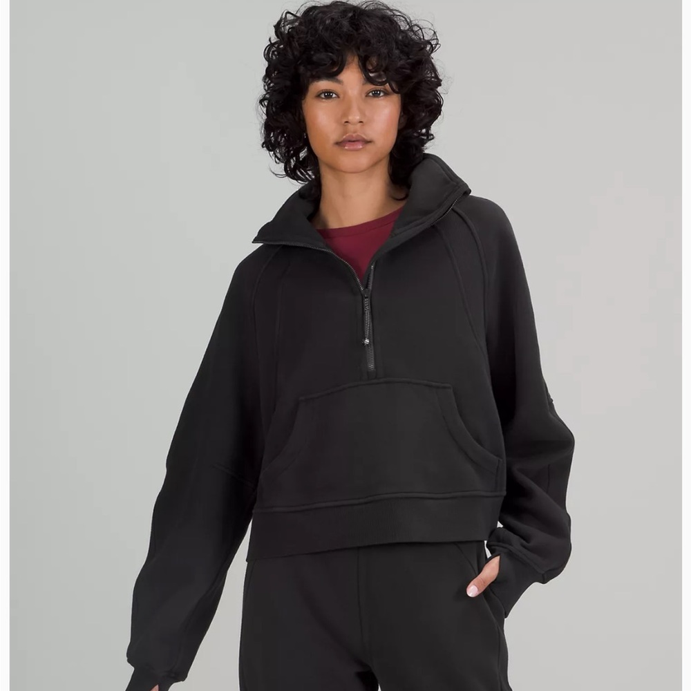 Lululemon scuba oversized funnel neck half zip